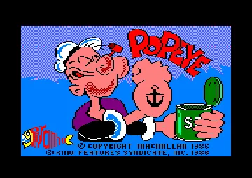 Popeye (UK) (1986) screen shot title